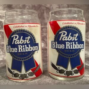Vintage Pabst Blue Ribbon Beer Cups